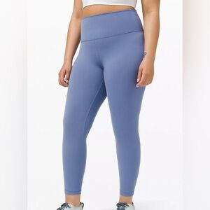 Lululemon Wunder Train High-Rise Tight 25” Leggings - Water Drop colored size 12